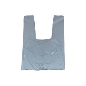 Gymshark Crossover Leggings - Thunder Blue - Medium.